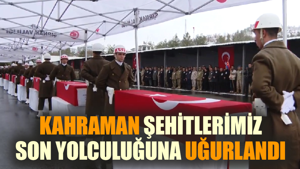 Kahraman Şehitlerimiz İçin Tören Düzenlendi