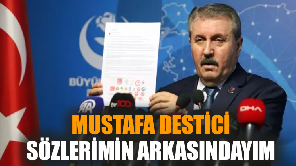 Mustafa Destici: Beni ve partimi korkutamazsınız