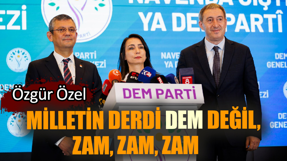 Özgür Özel, DEM İle olan ilişkilerini açıkladı