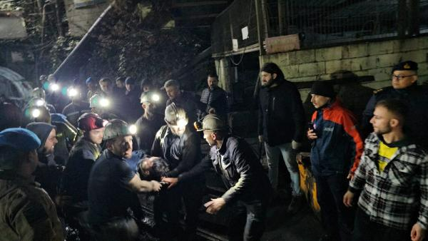 Zonguldak'ta maden ocağında göçük