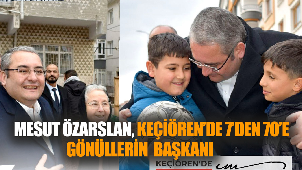 Özarslan: Tüm vatandaşlarımıza eşit hizmet için geliyoruz