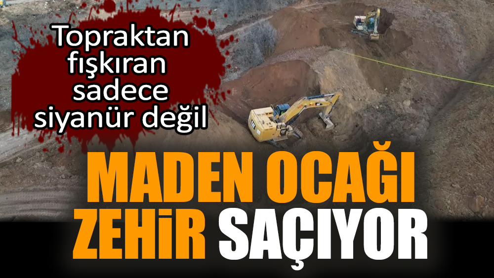 Erzincan'daki maden ocağı zehir saçıyor