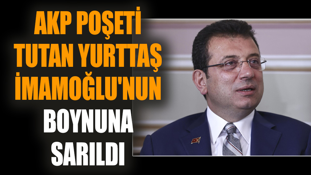 AKP poşeti tutan yurttaş İmamoğlu'nun boynuna sarıldı