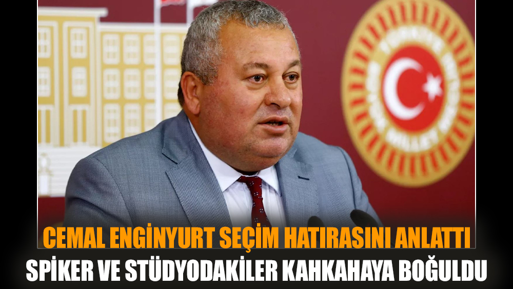 Cemal Enginyurt seçim hatırasını anlattı spiker ve stüdyodakiler kahkahaya boğuldu