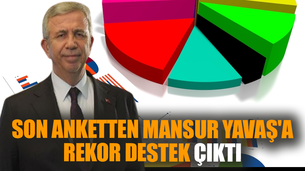 Son ankete göre Mansur Yavaş'a rekor destek çıktı
