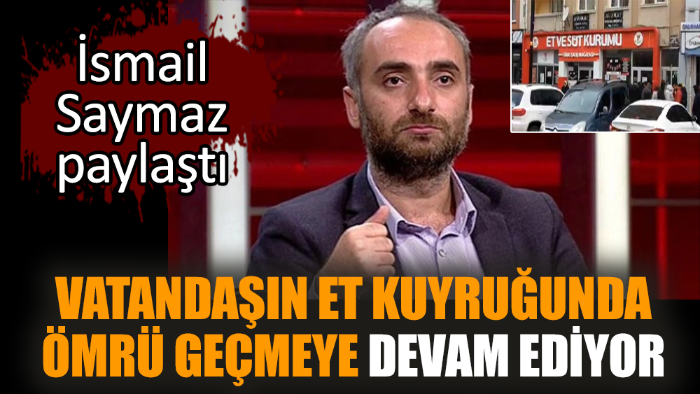 Vatandaşın et kuyruğunda ömrü geçmeye devam ediyor