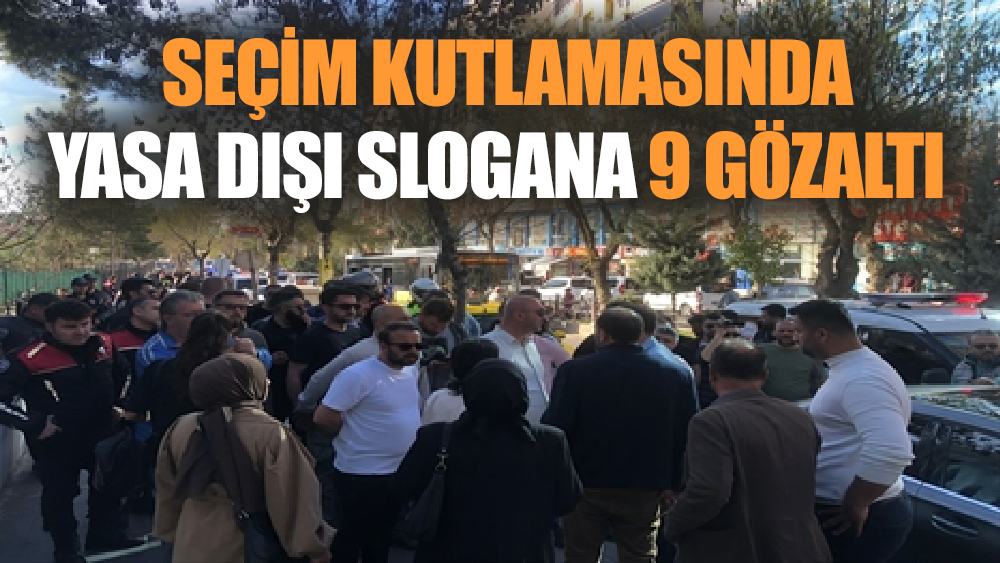 DEM Parti seçim kutlamasında 9 gözaltı