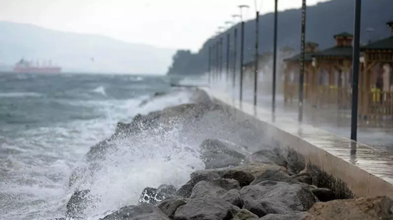 Marmara'nın batısı için fırtına uyarısı