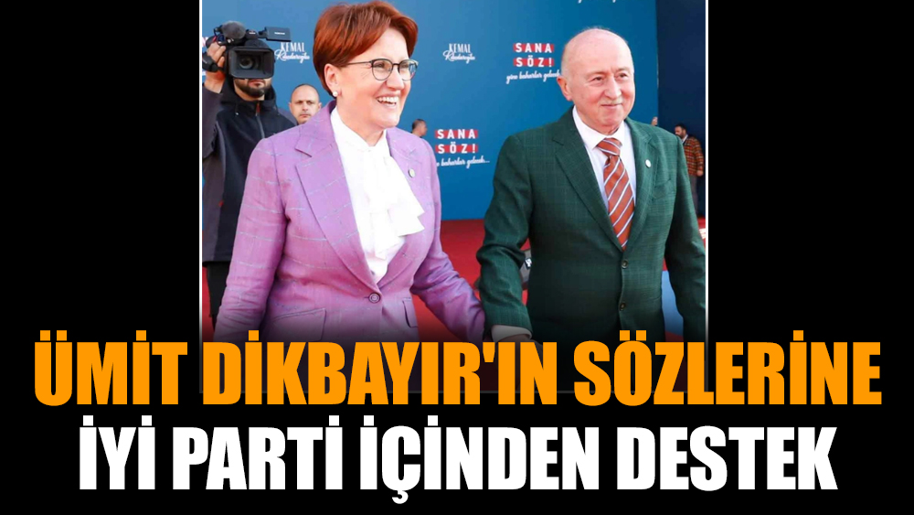 Ümit Dikbayır'ın sözlerine İYİ Parti içinden destek