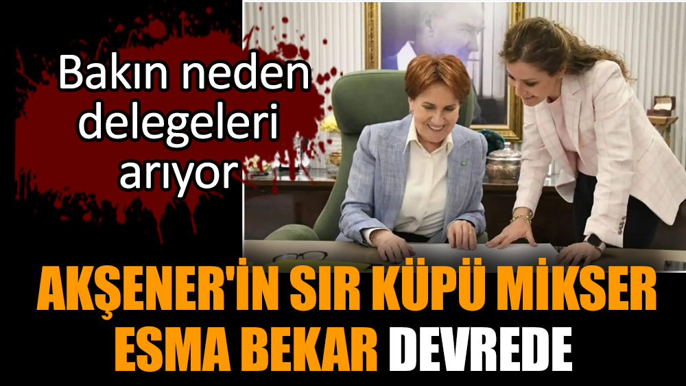 Akşener'in sır küpü Mikser Esma Bekar devrede