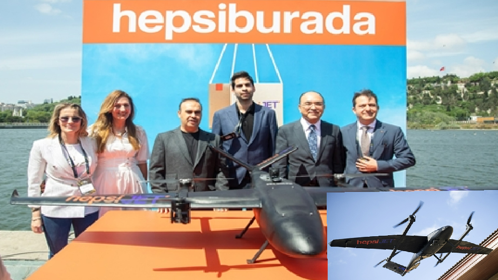 Hepsiburada, Drone ile teslimatı tanıttı