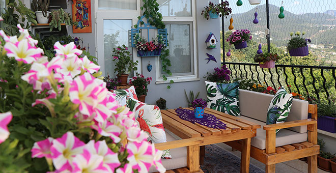 Balkon bahçesi yapmanın püf noktaları!