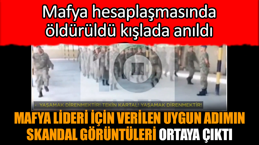 Mafya lideri için verilen uygun adımın skandal görüntüleri ortaya çıktı