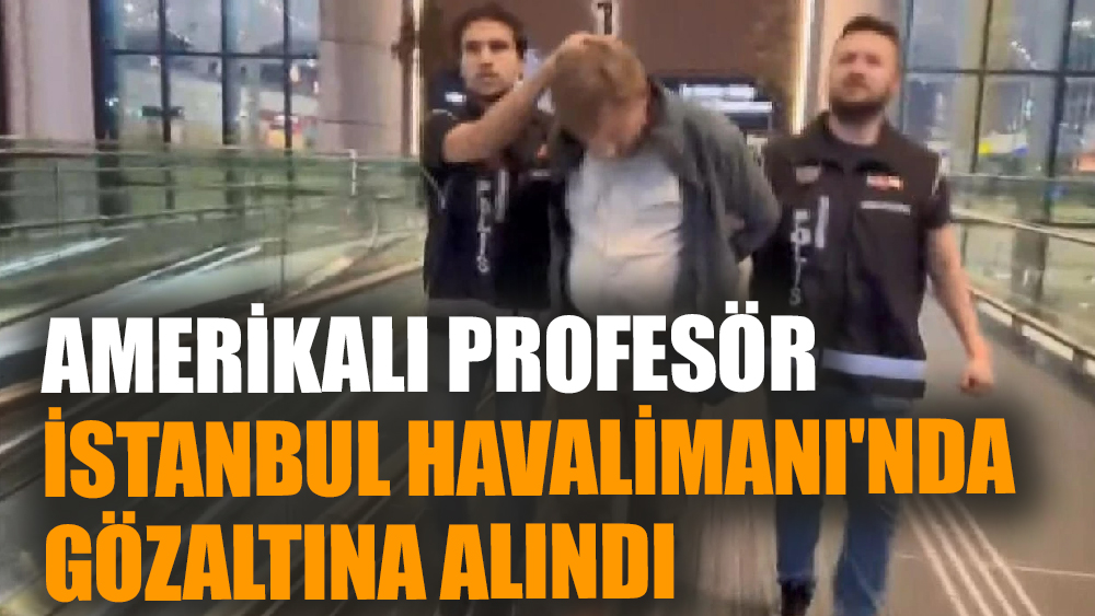 Amerikalı Profesör İstanbul Havalimanı'nda  Gözaltına Alındı