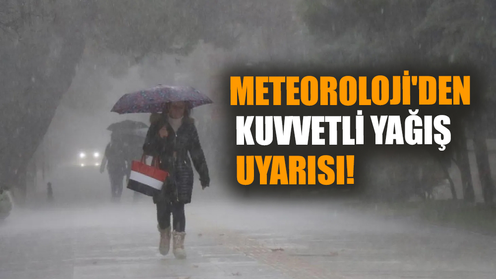Meteorolojiden Son Açıklama: Sağanak yağış geliyor