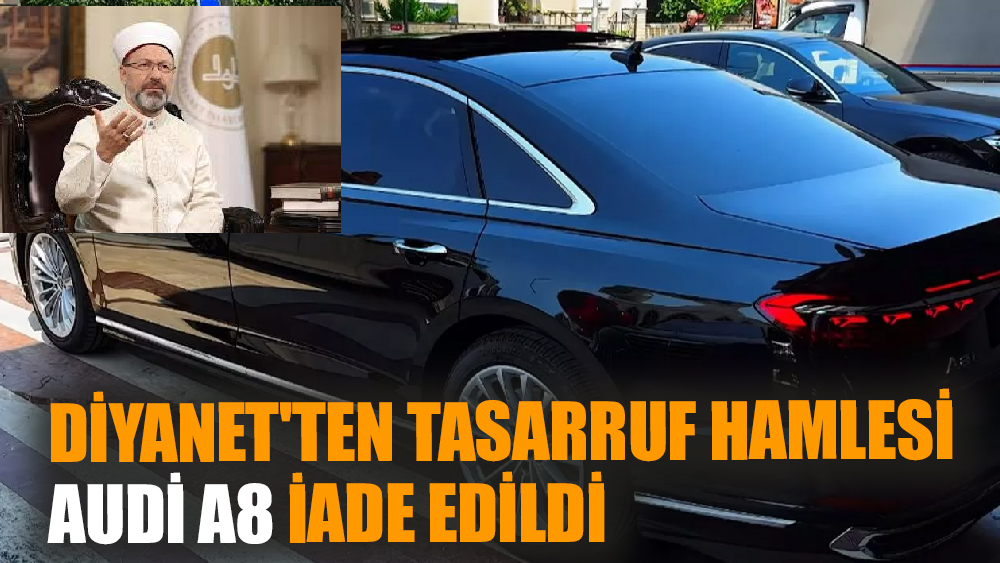 Ali Erbaş, Eleştirilen Makam Aracını Geri Verdi