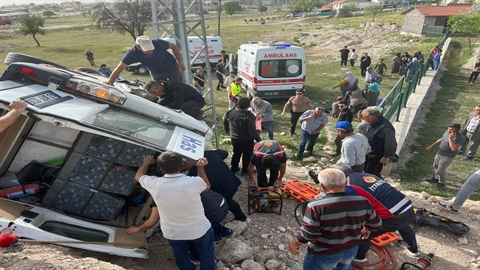 Kütahya'da Feci Kaza: 3'ü Ağır 14 Yaralı