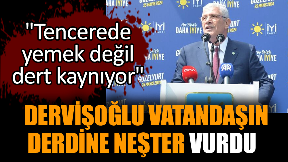 Dervişoğlu vatandaşın derdine neşter vurdu