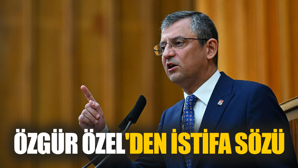 Özgür Özel'den Canlı Yayında İstifa Sözü