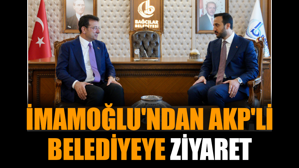 İmamoğlu'ndan AKP'li belediyeye ziyaret