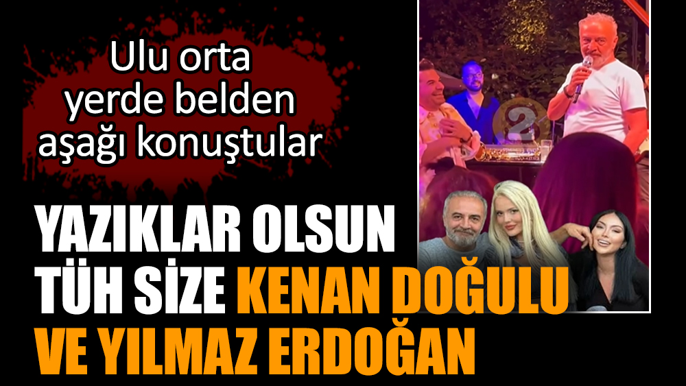 Kenan Doğulu ve Yılmaz Erdoğan'dan belden aşağı konuşma