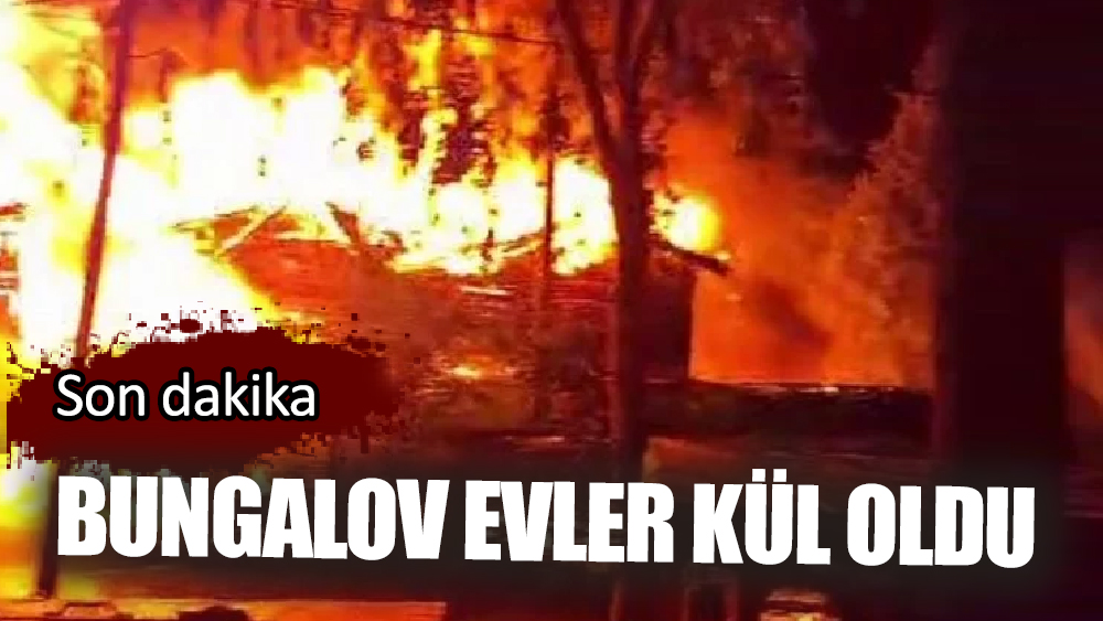 Antalya'da Turistik Tesis Alevlere Teslim Oldu