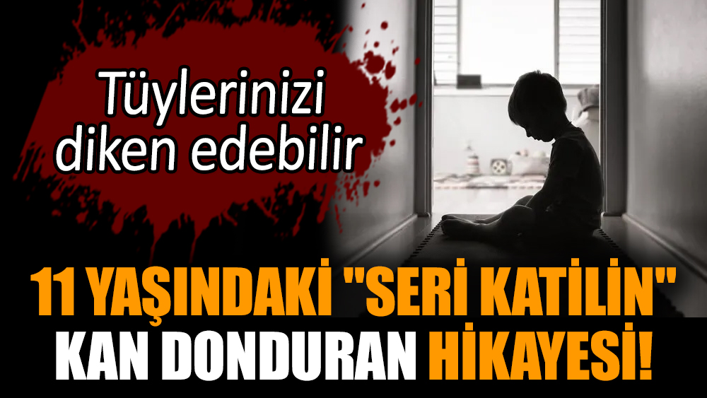 11 yaşındaki "seri katilin" kan donduran hikayesi!