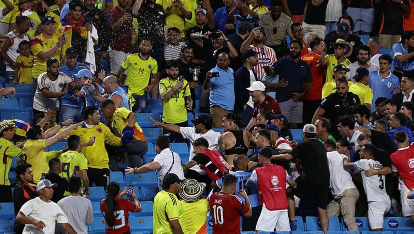 Copa America'da Yumruklar Konuştu