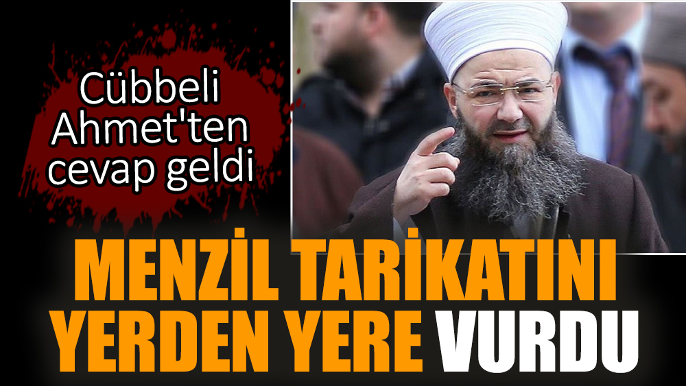 Menzil tarikatını yerden yere vurdu
