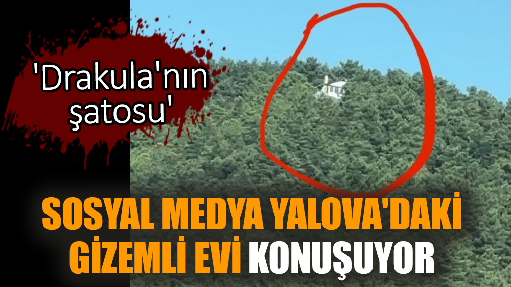 Sosyal medya Yalova'daki gizemli evi konuşuyor