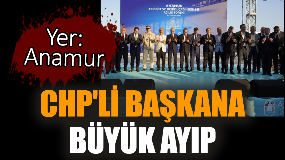 CHP'li başkana büyük ayıp