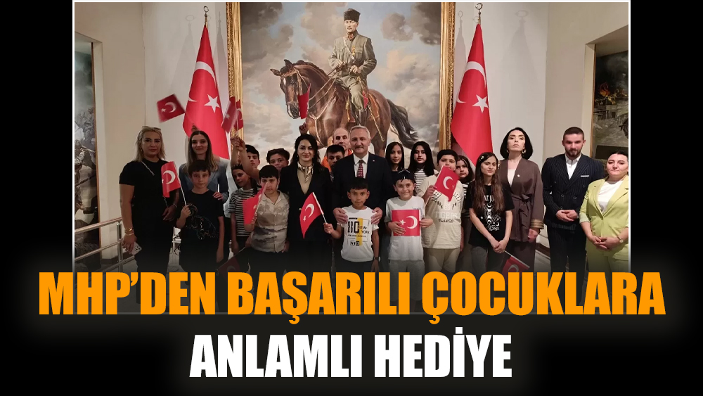MHP’den başarılı çocuklara anlamlı hediye