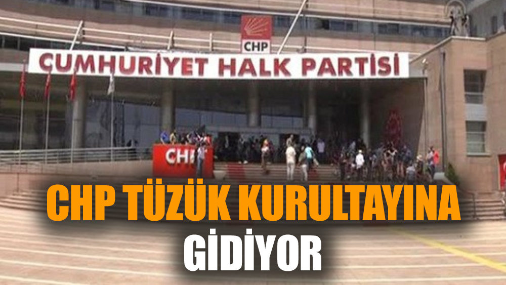 CHP tüzük kurultayına gidiyor