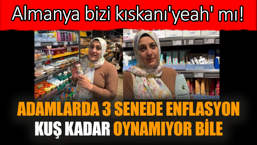 Adamlarda 3 senede enflasyon kuş kadar oynamıyor bile