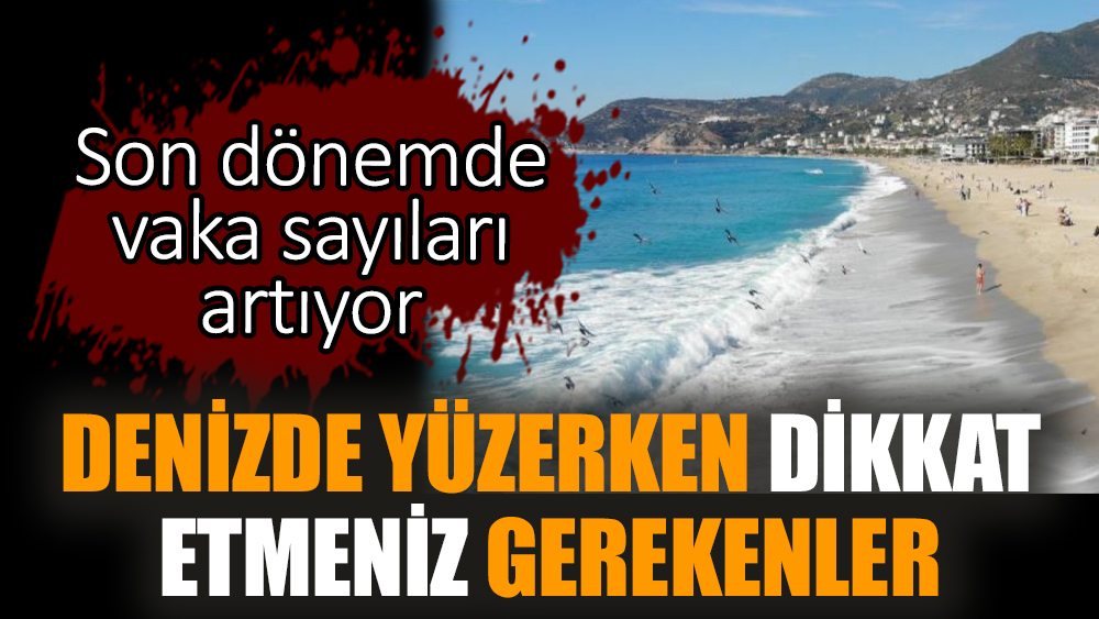Denizde yüzerken dikkat etmeniz gerekenler