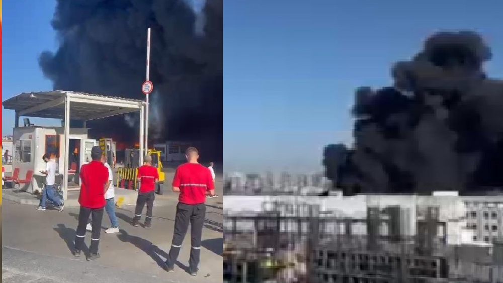 Esenyurt'ta Zincir Market Deposunda Yangın Çıktı