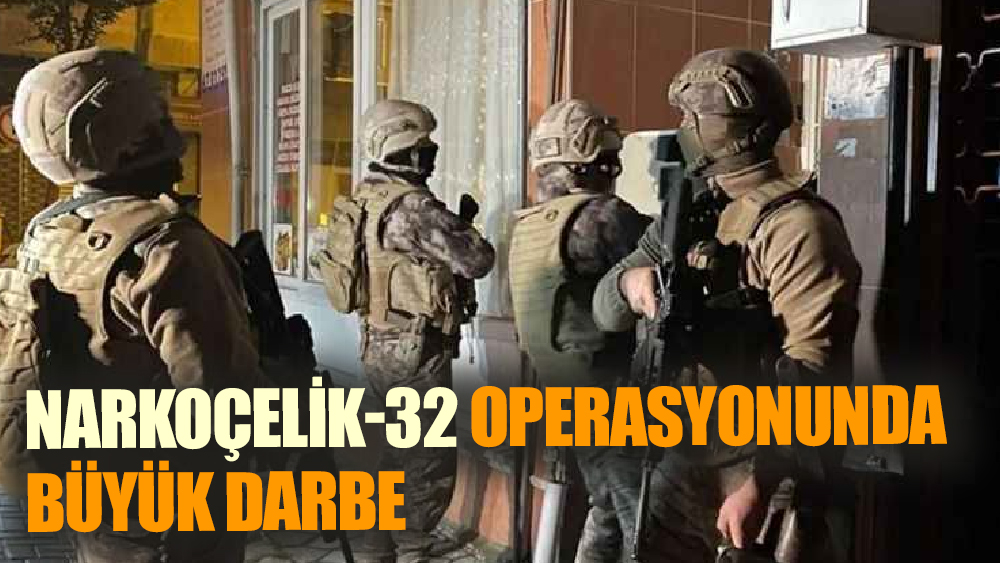 59 İlde Zehir Tacirlerine Büyük Operasyon