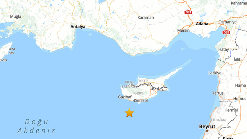 Akdeniz'de Korkutan Deprem!