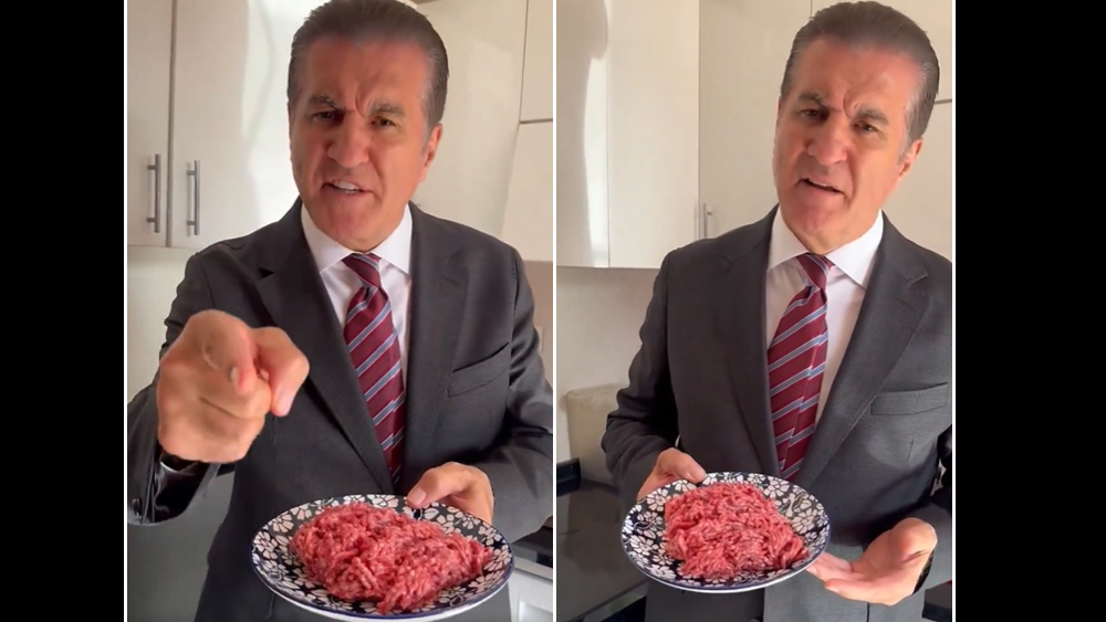 Sarıgül bu sefer tokatlamadı! Domuz eti topuna o da girdi