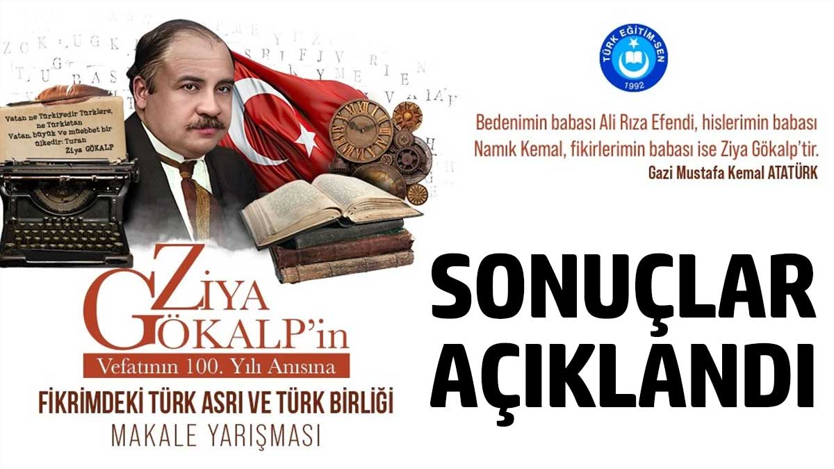 Türk Eğitim Sen’in “Fikrimdeki Türk Asrı ve Türk Birliği” Makale Yarışması Sonuçlandı