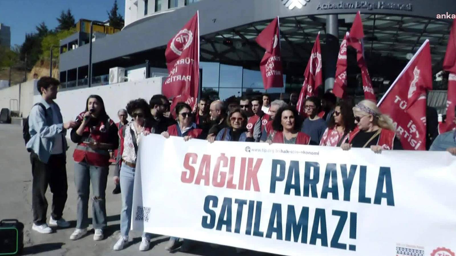 TİP'ten 'Yenidoğan çetesi' protestosu