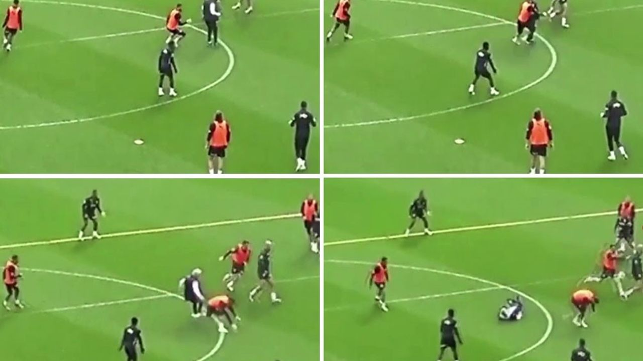 Fenerbahçe Antrenmanında Talihsiz Kaza Kamerada