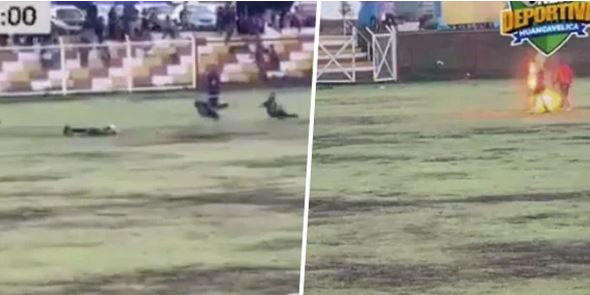 Sahaya yıldırım düştü:  1 ölü, 5 yaralı