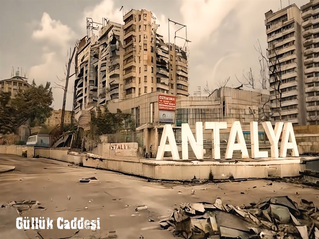 Antalya'nın 25 Yıl Sonrası 'Kıyamet'le Anlatıldı