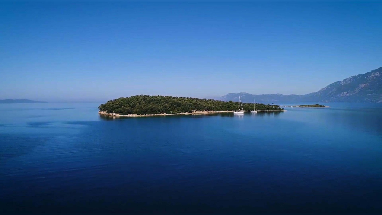 Sedir Adası'nın Altın Sarısı Kumları Havadan Görüntülendi