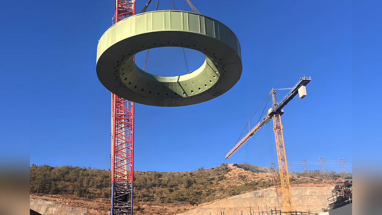 Akkuyu NGS'de 4'üncü ünite reaktör şaftı montajı tamamlandı