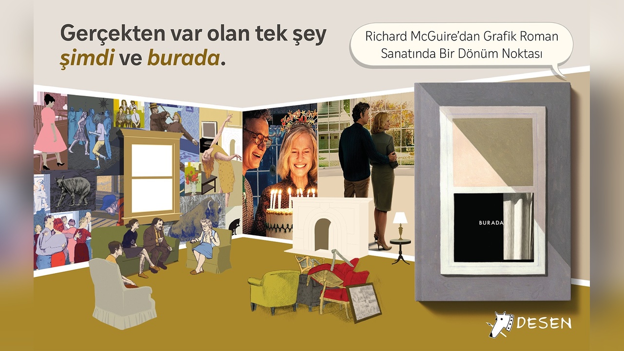 Richard McGuire’ın Burada'sı Türkçe okurlarla buluştu