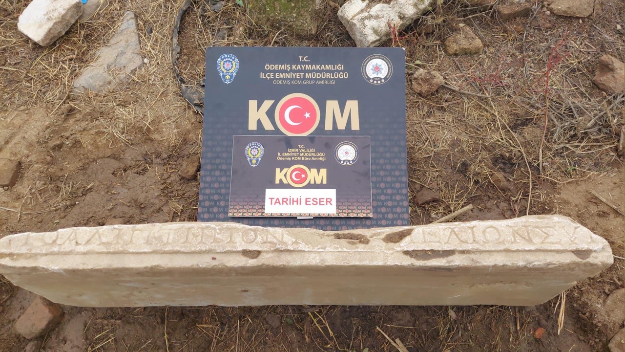Ödemiş'te Tarihi Eser Kaçakçılığına Baskın