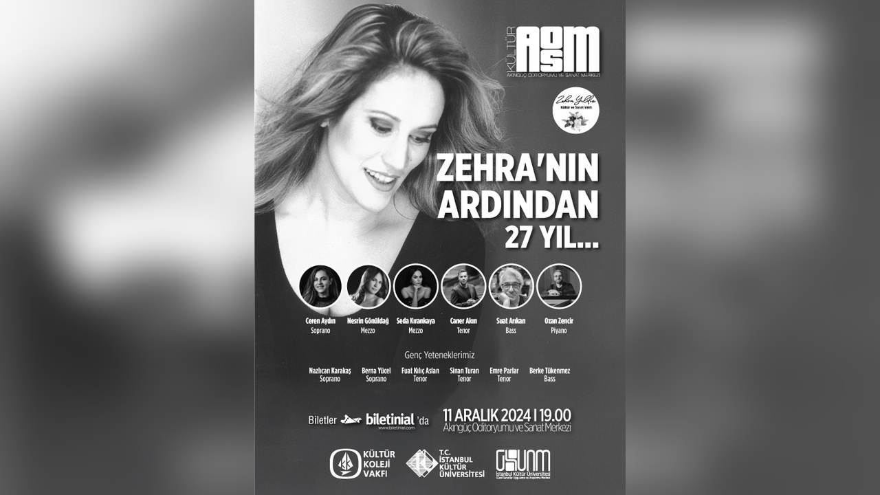 Zehra Yıldız Anısına Özel Konser Düzenlendi