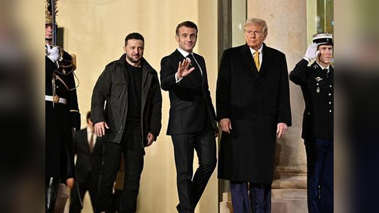 Üç Liderin Tarihi Zirvesi: Macron, Zelenskiy ve Trump Bir Araya Geldi